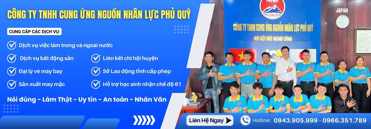 CÔNG TY TNHH CUNG ỨNG NGUỒN NHÂN LỰC PHỦ QUỲ