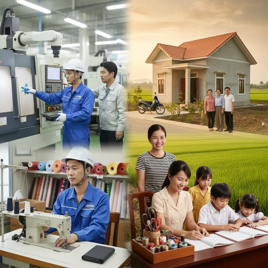 Xuất khẩu lao động – con đường thoát nghèo bền vững