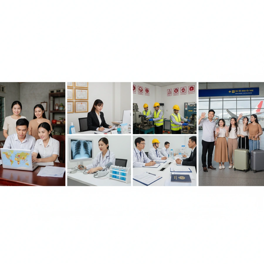 Quy trình đăng ký và điều kiện để tham gia xuất khẩu lao động