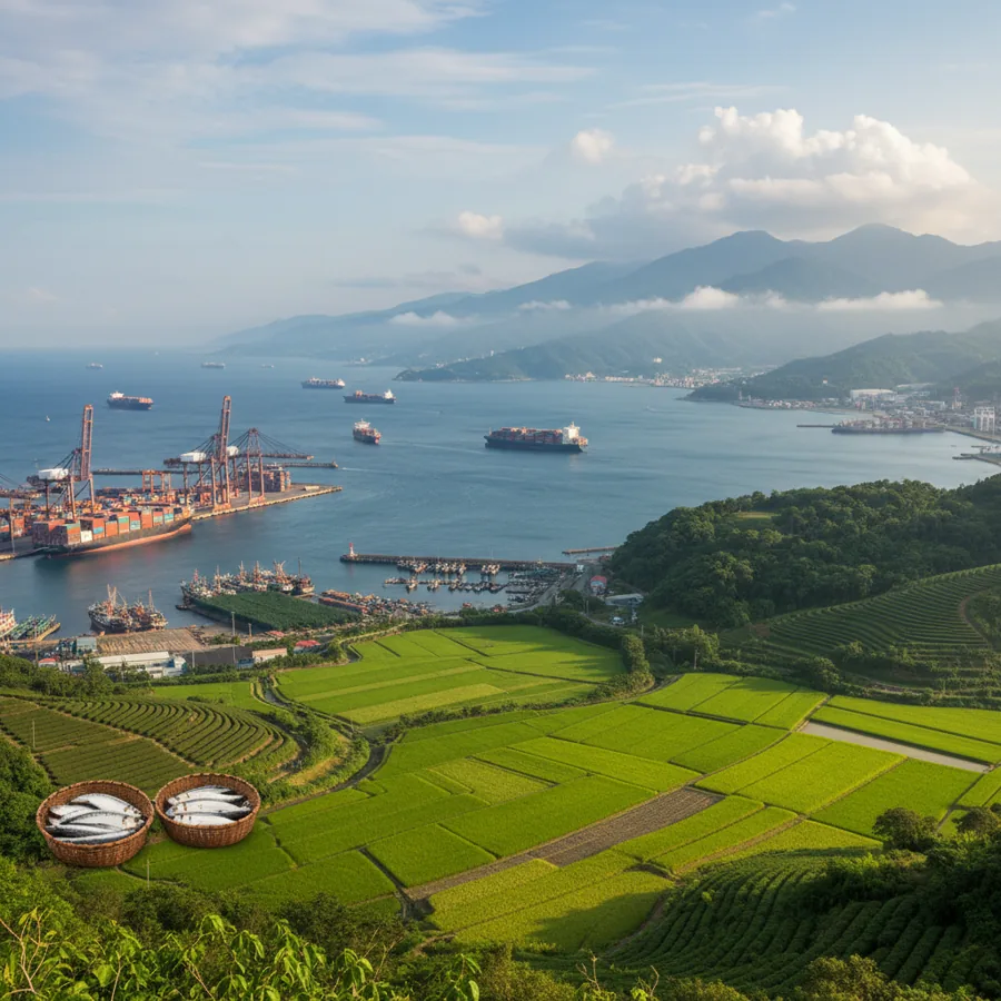 Vị trí địa lý, khí hậu và đặc điểm tự nhiên của Đài Loan