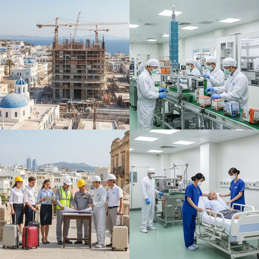 Giới thiệu về Thị trường lao động Hy Lạp và Đài Loan thu hút người Việt Giới thiệu về Thị trường lao động Hy Lạp và Đài Loan thu hút người Việt