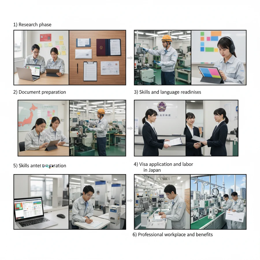 Quy trình đăng ký đi làm việc tại Nhật Bản