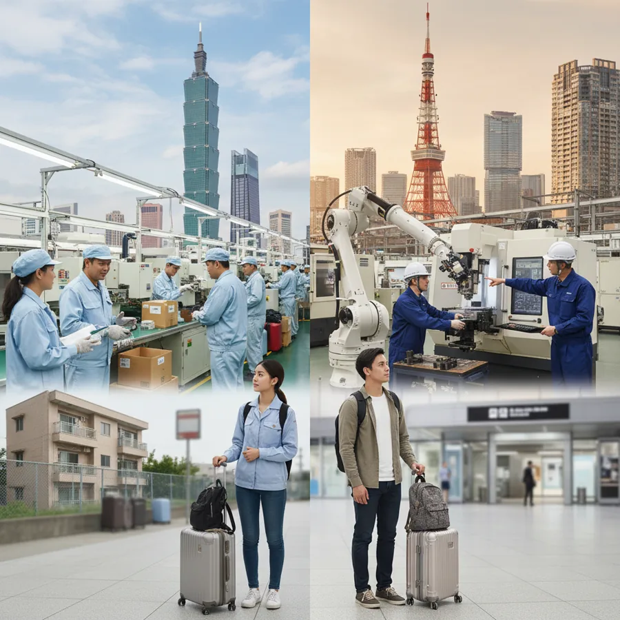 Giới thiệu về Nên đi xuất khẩu lao động Đài Loan hay Nhật Bản 2025