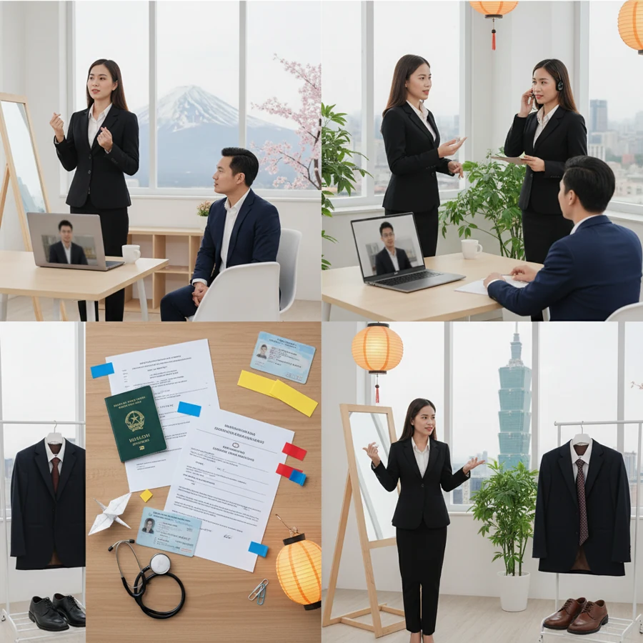 Quy trình đăng ký đi Nhật và Đài Loan năm 2025 Quy trình đăng ký đi Nhật và Đài Loan năm 2025