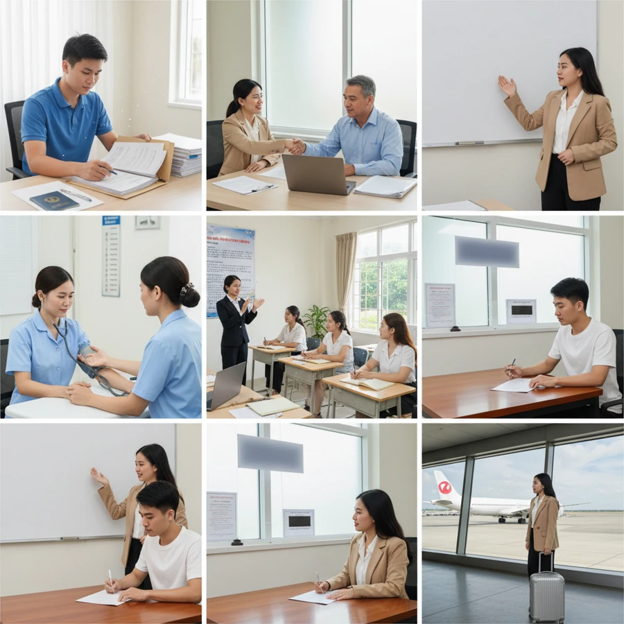 Quy trình đăng ký tham gia xuất khẩu lao động Nhật Bản